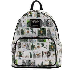 Darth Vader Disney Loungefly Backpack Star Wars Comic Strip father